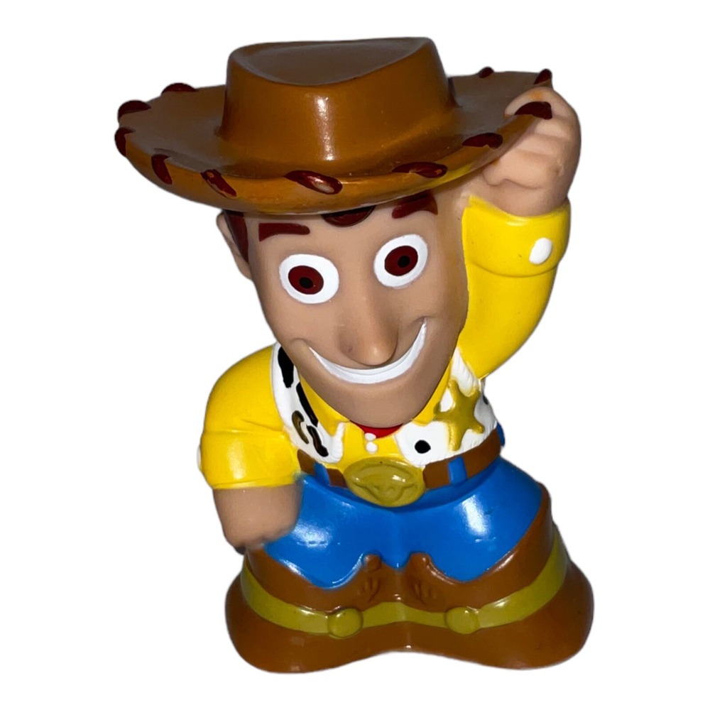 Disney Pixar Toy Story Woody‎ Bath Toy Squeeze Play Toys Figures 4 1/2 inches "